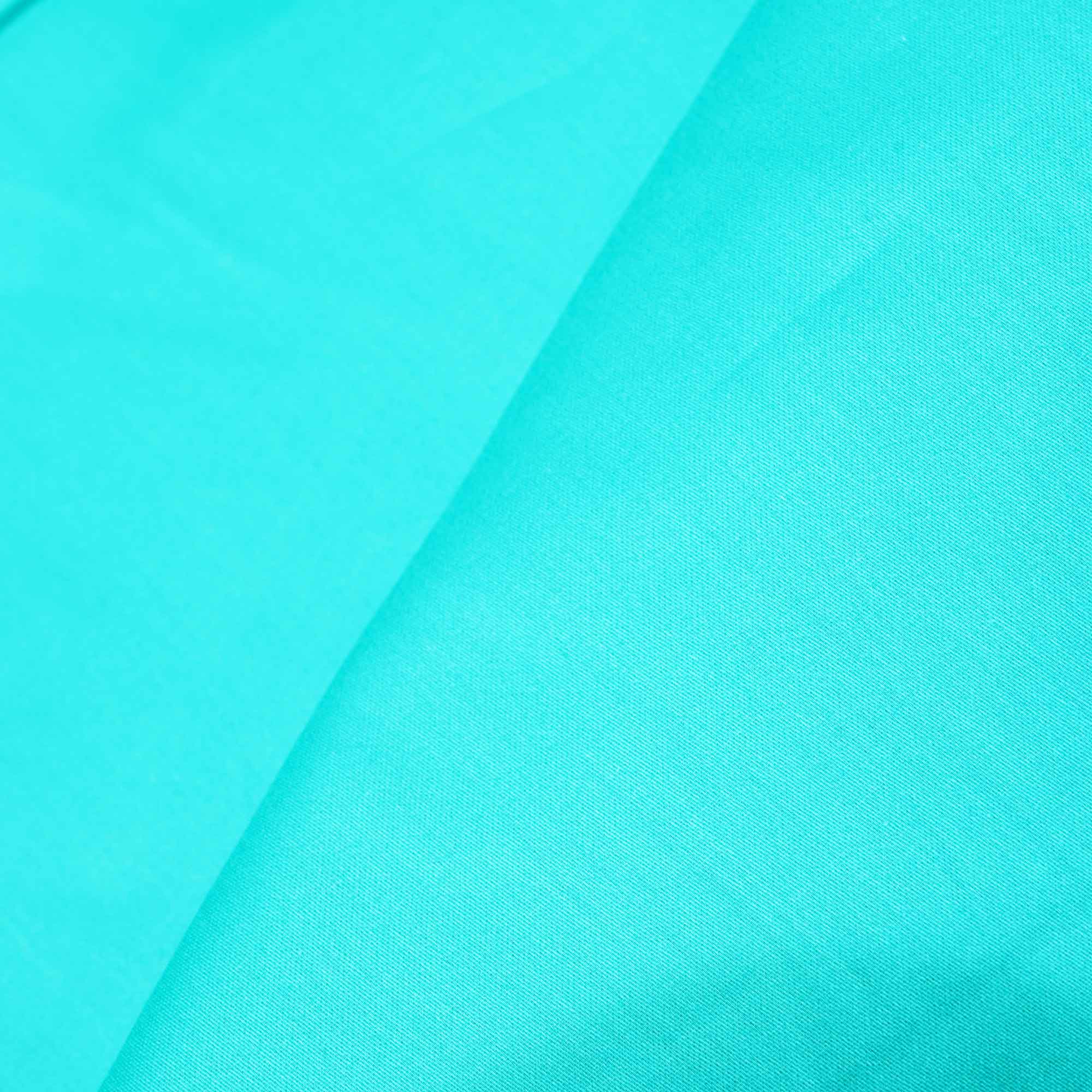 Turquoise Green Cotton Satin MSMR-15995 - Image 3