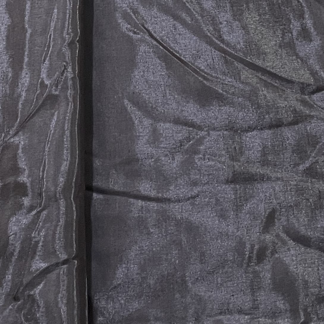 Umber Brown Solid Shantoon Fabric - Image 3
