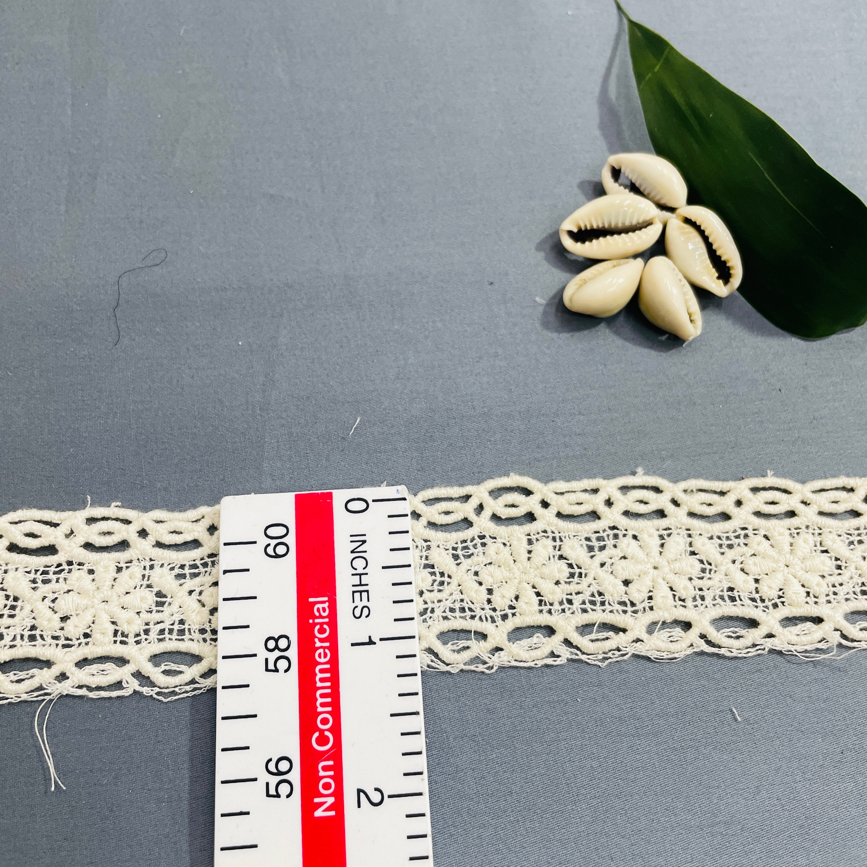 White Dyeable Cotton Lace - Image 4