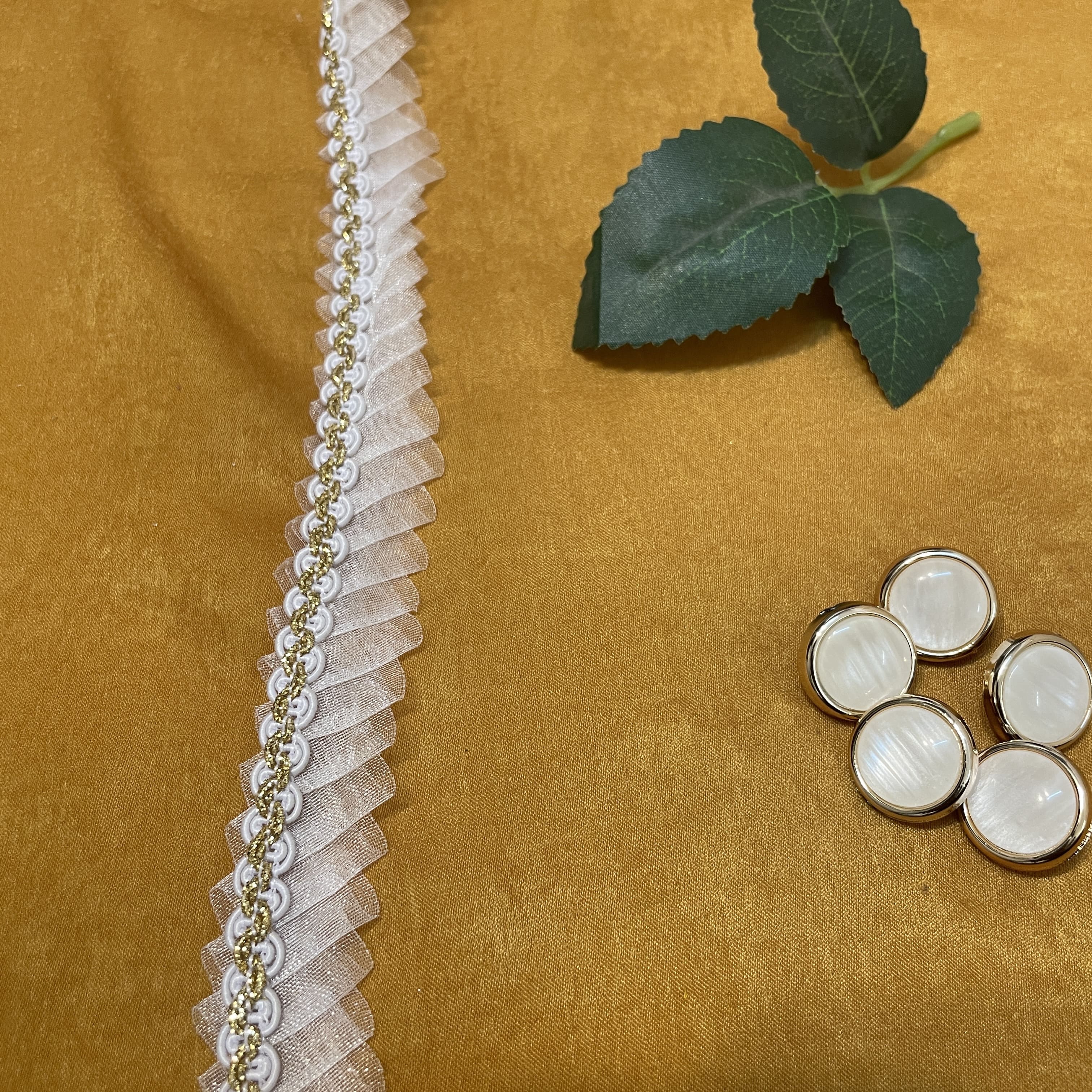 White Georgette Lace - Image 2