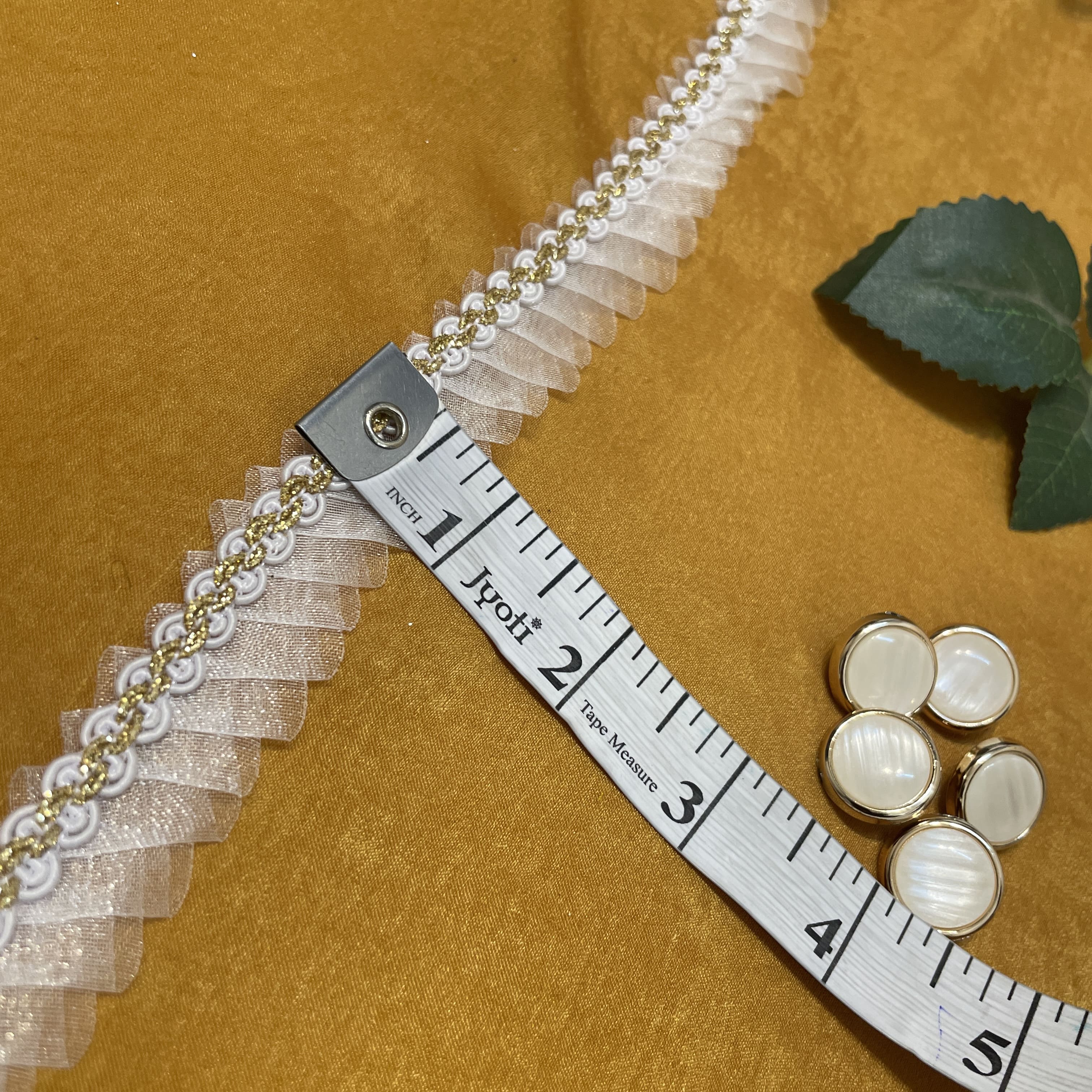 White Georgette Lace - Image 3