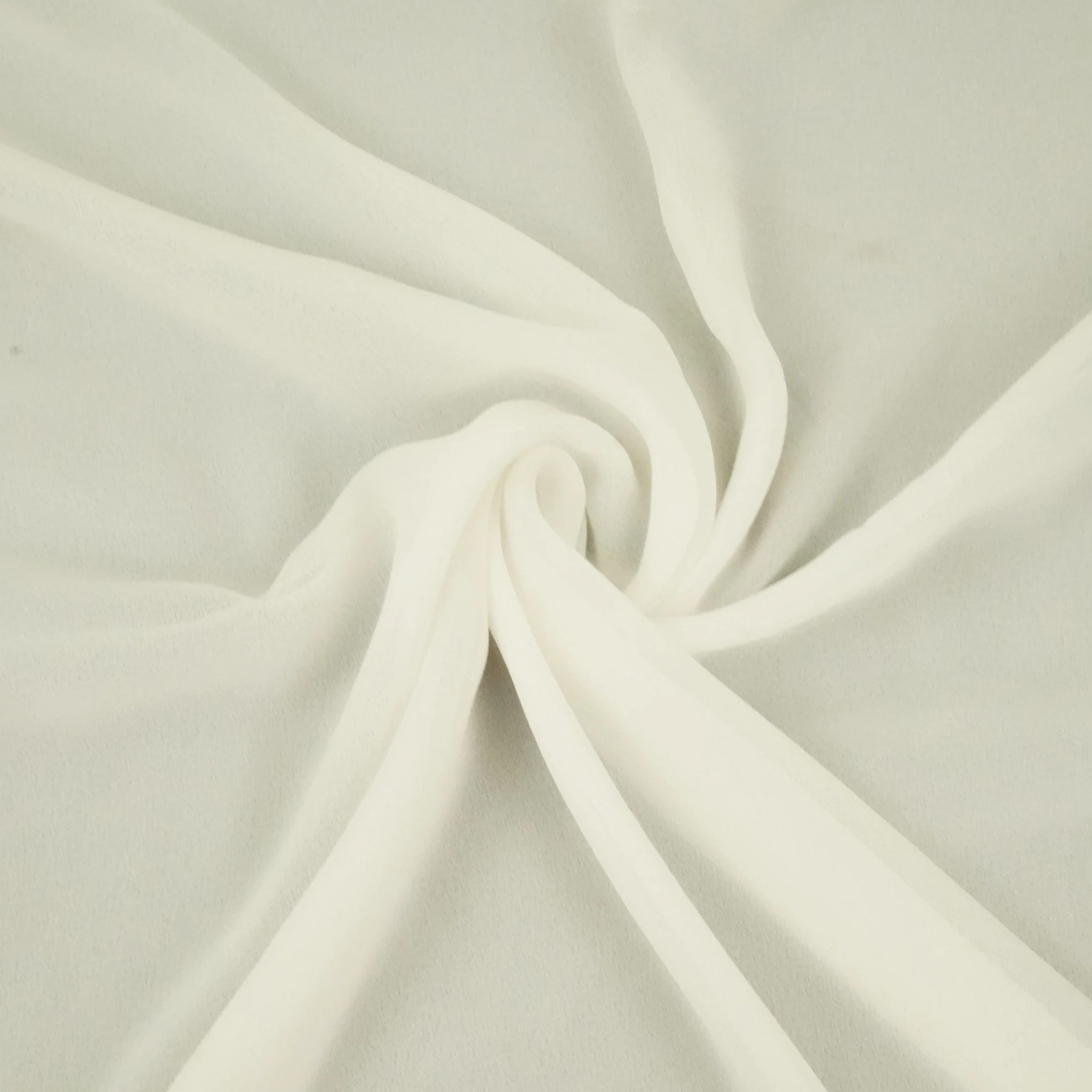 White Solid 60Gm Georgette Fabric SSMG-42 - Image 4