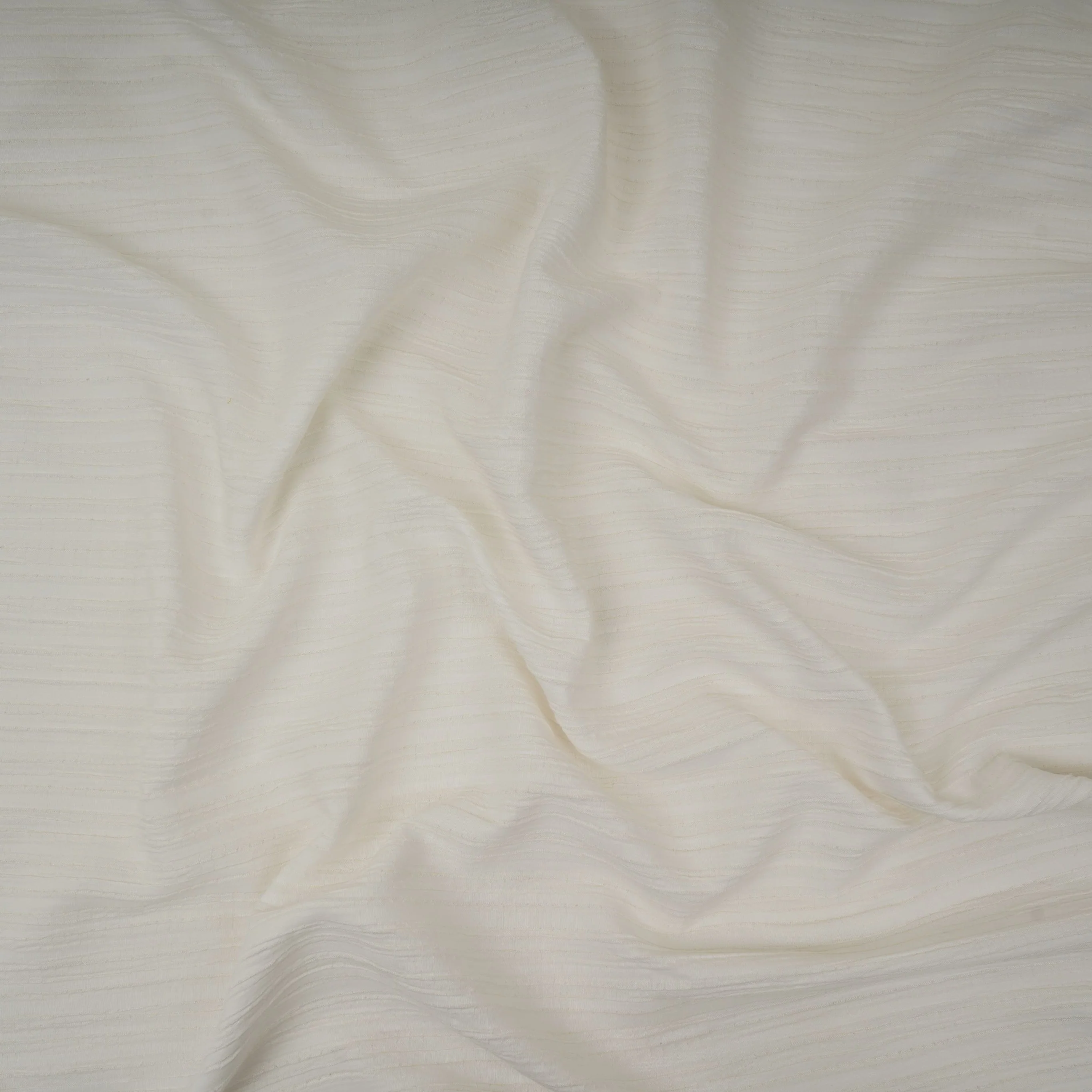 White Solid Crushed Poplin LI-32161 - Image 3