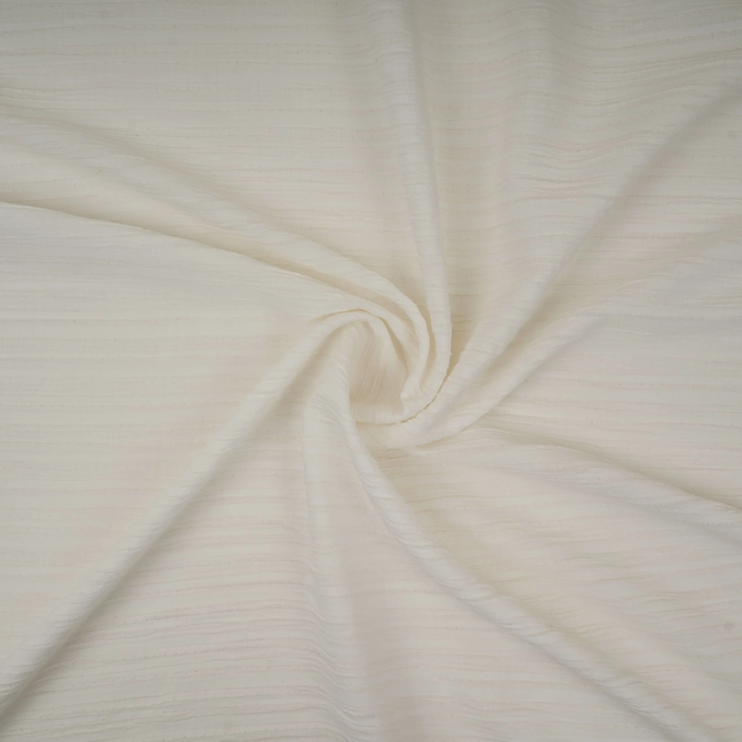 White Solid Crushed Poplin LI-32161 - Image 4