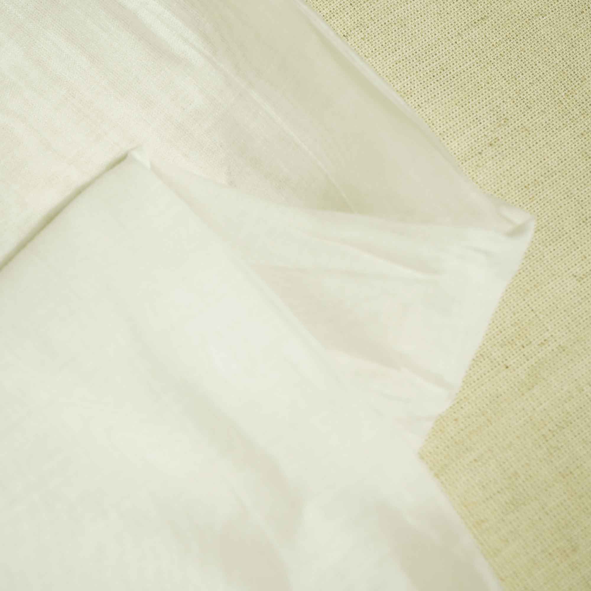 White Solid Dyeable Chanderi IF-12517 - Image 2