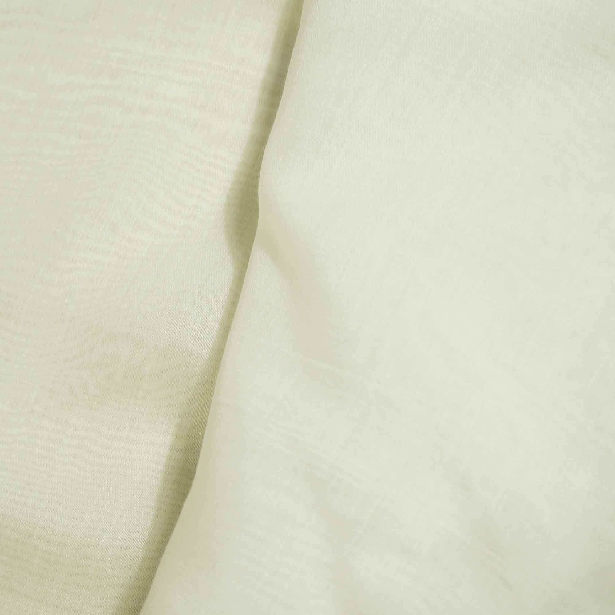 White Solid Dyeable Chanderi IF-12517 - Image 3