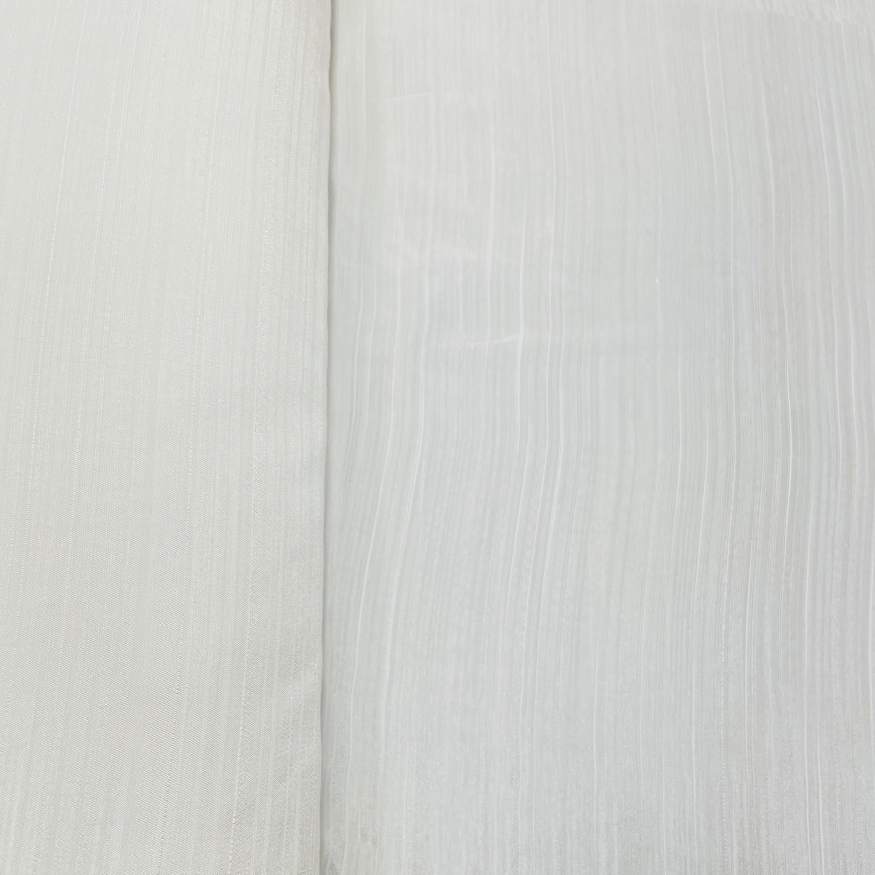 White Solid Dyeable South Silk Fabric - Image 3