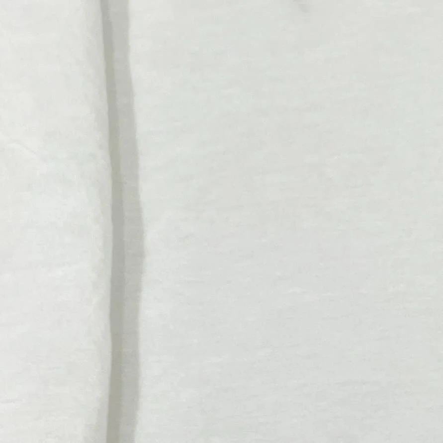 White Solid Dyeable Viscose Chinnon Fabric - Image 3