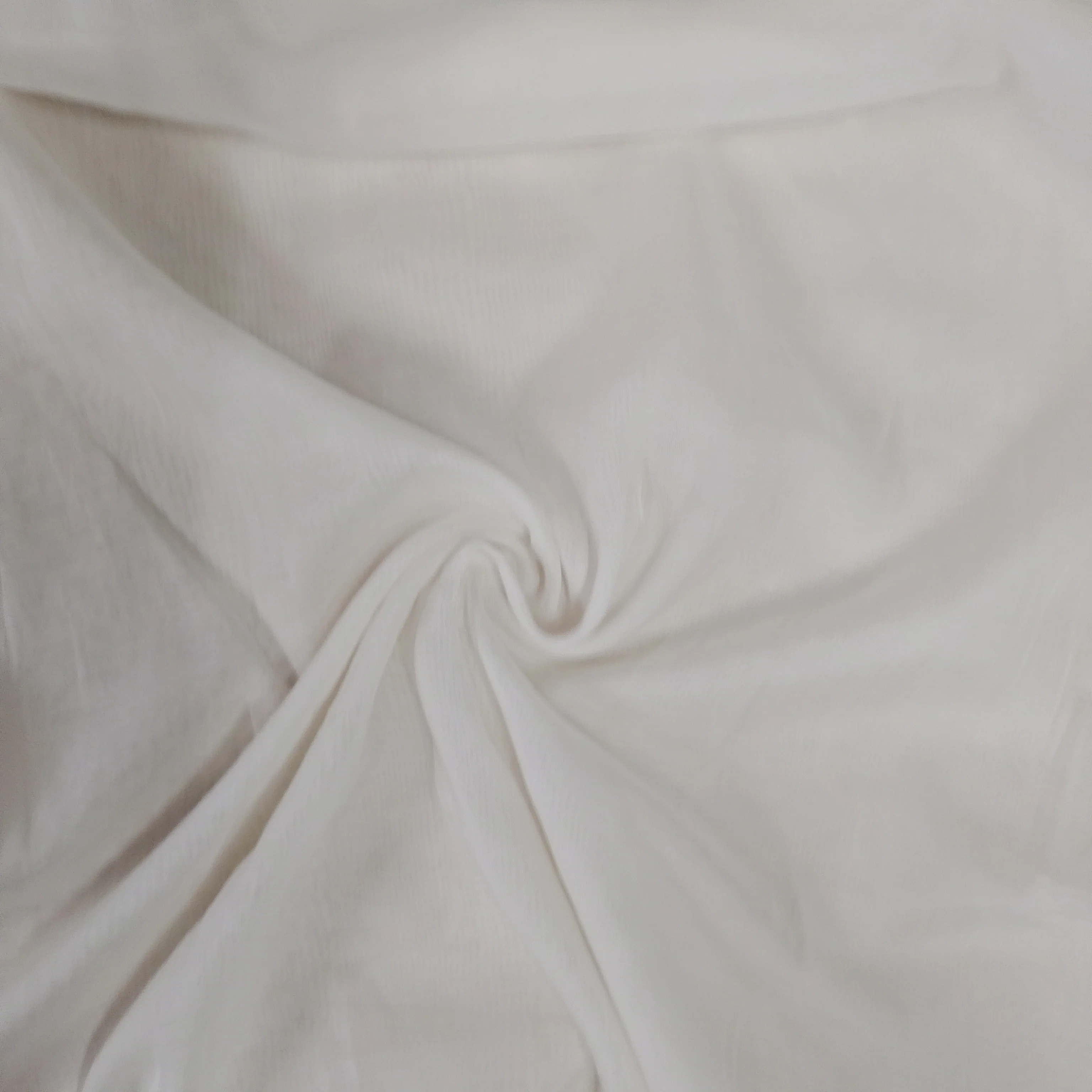 White Solid RFD Mul Chanderi Fabric IF-29621