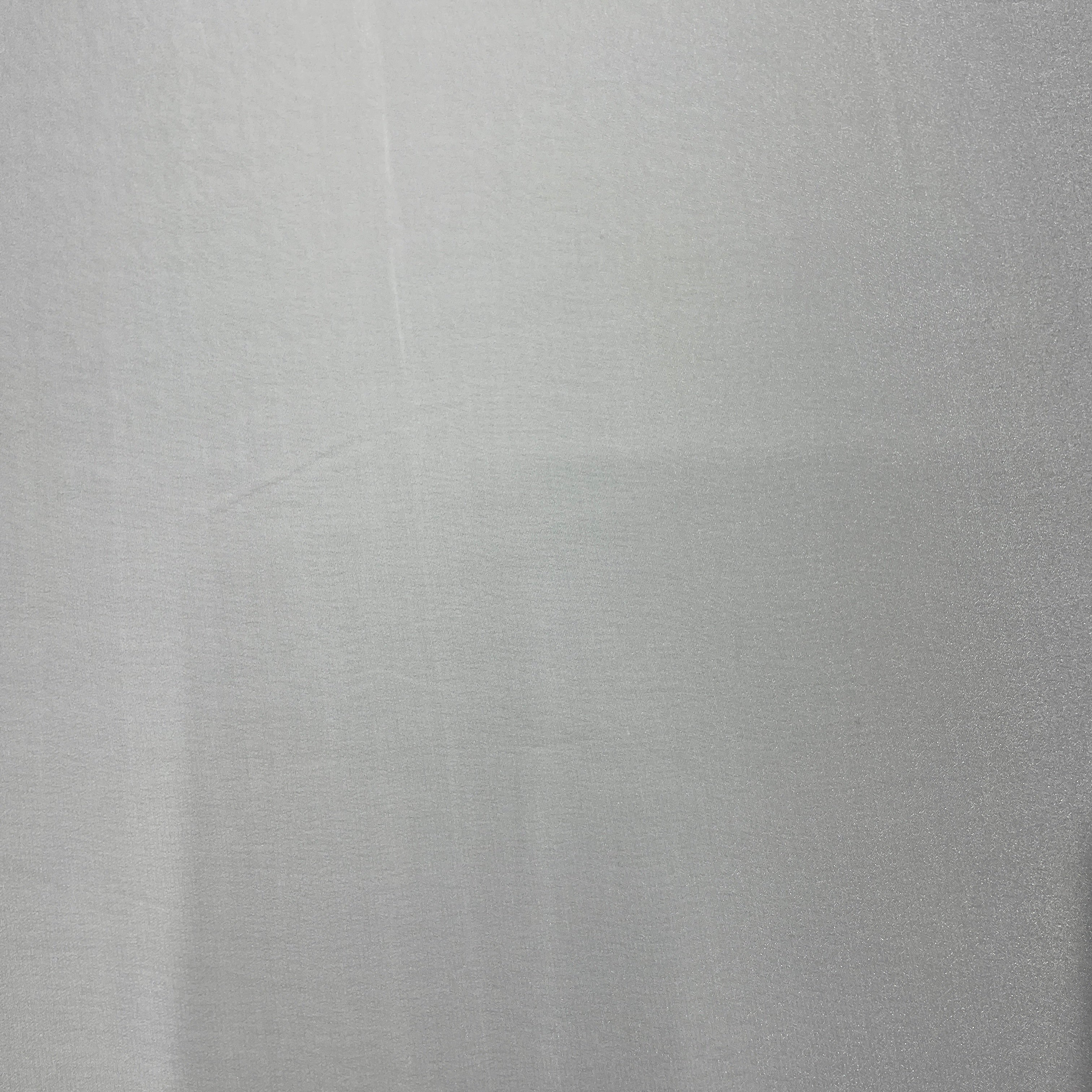 White Solid RFD Silk Crape Dyeable Fabric - Image 2