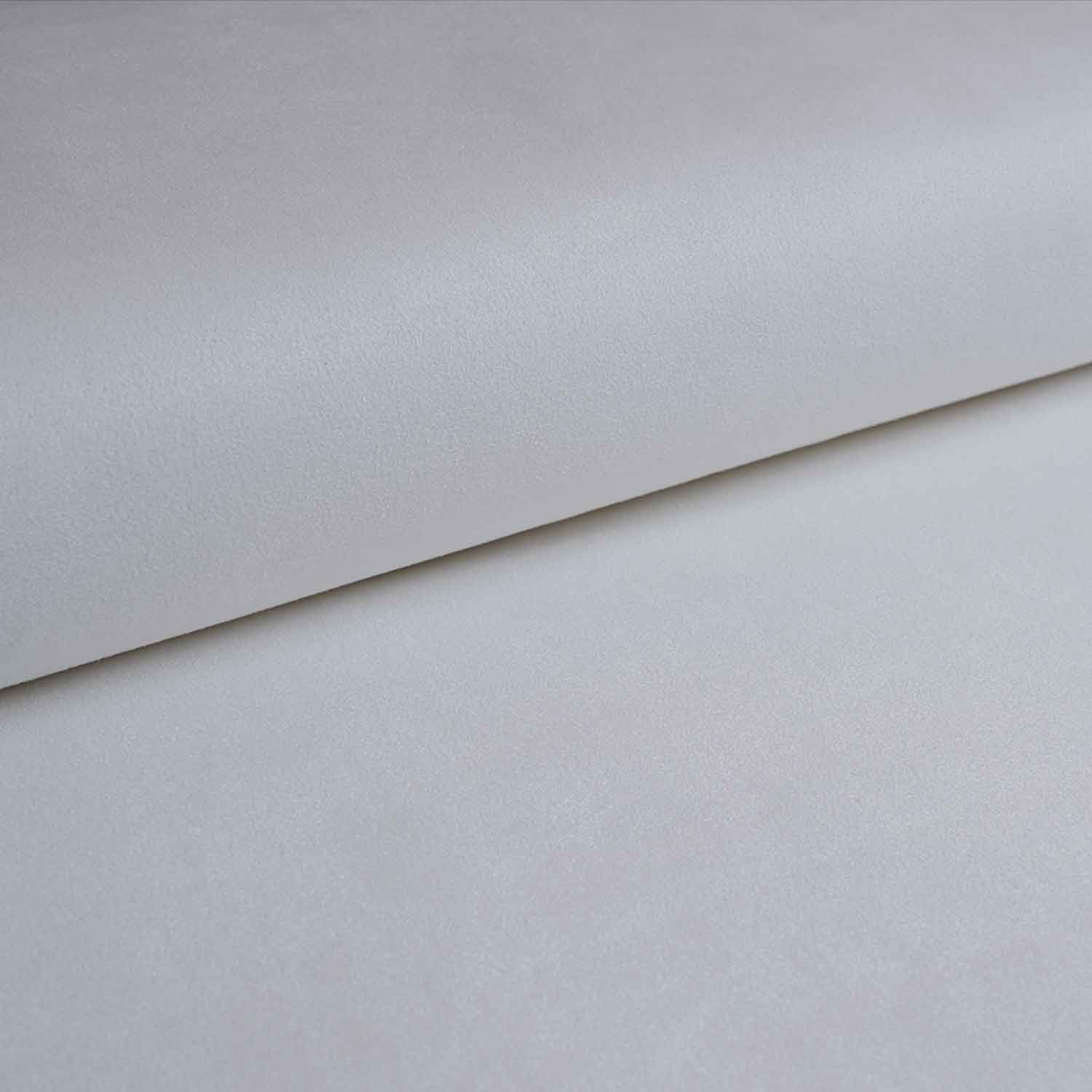 White Solid Suede Fabric PDM-29195 - Image 4