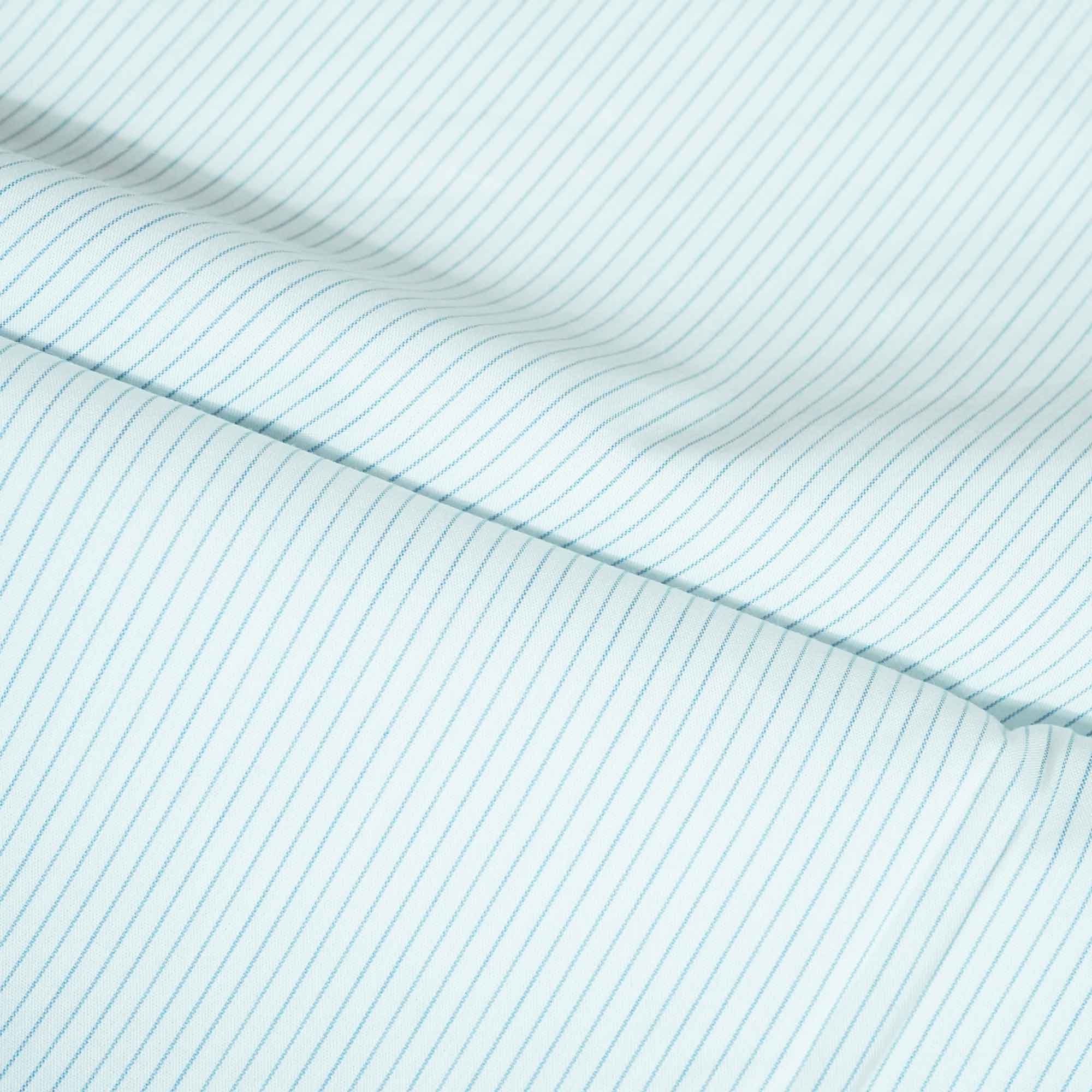 White Stripes Print Poplin Fabric LSF-27213 - Image 3