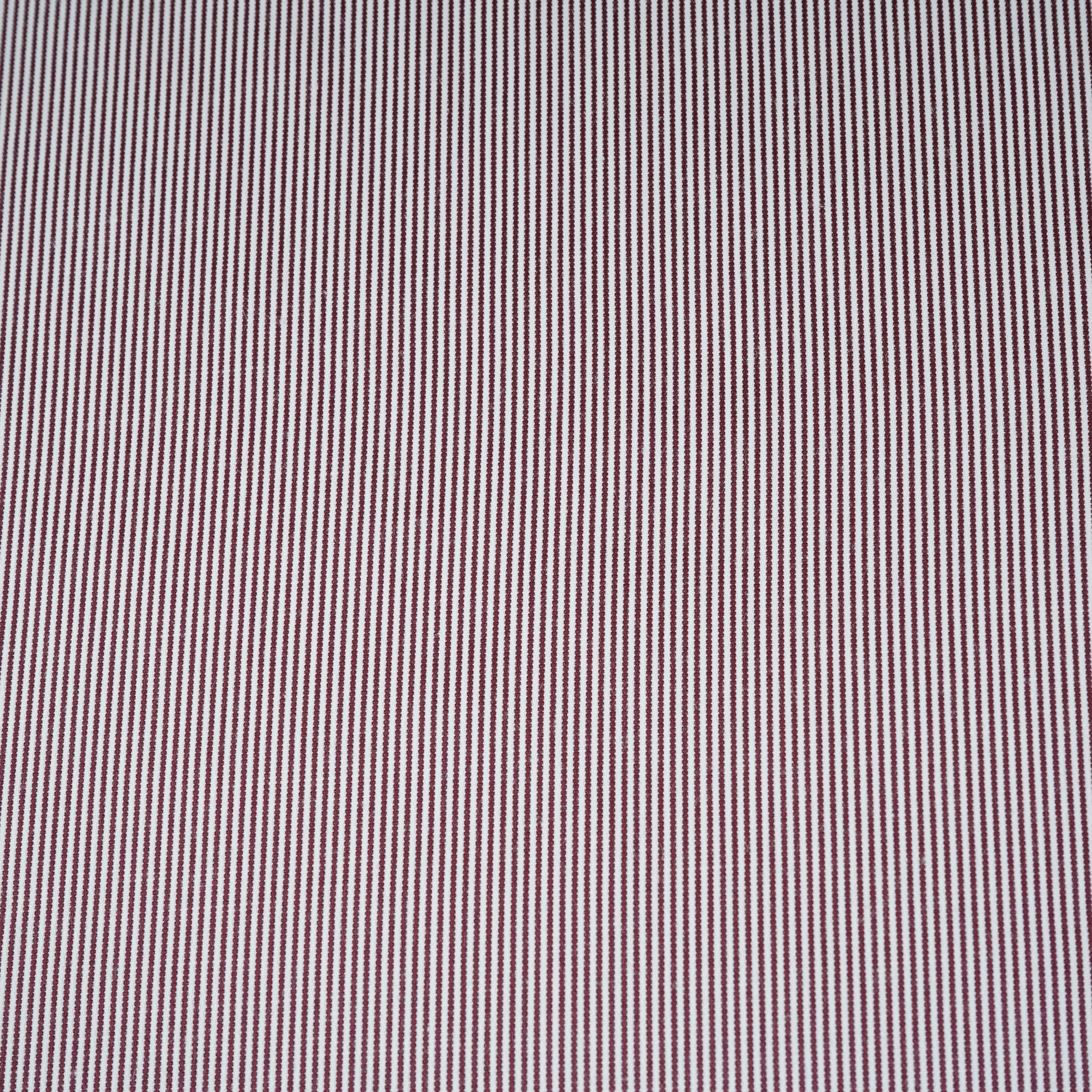 Wine & White Stripes Print Poplin Fabric MFM-30114 - Image 2