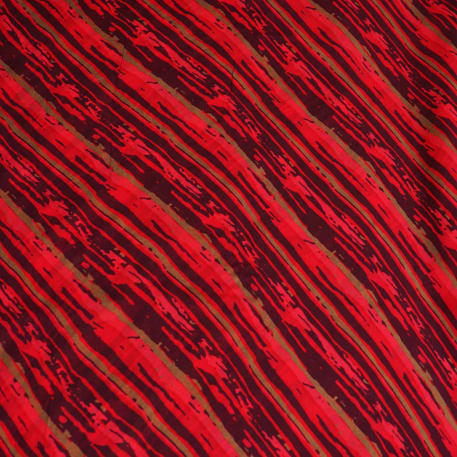 Wine & Pink abstract print Viscose Organza Fabric MF-27524 - Image 4