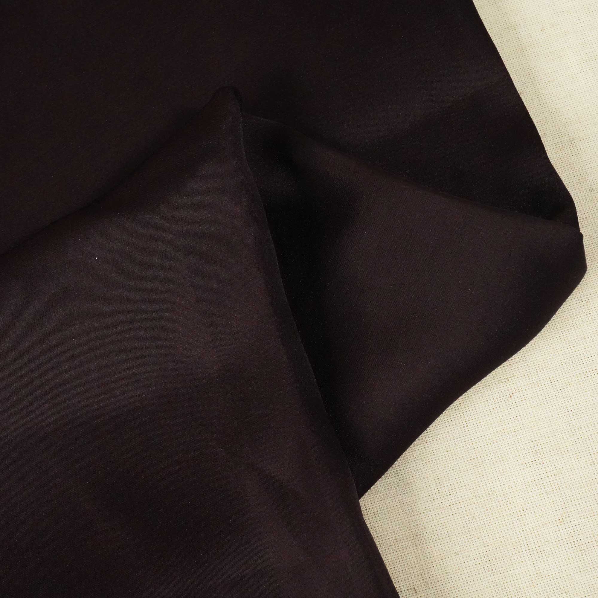 Wine Solid Bemberg Silk Fabric KC-13535 - Image 2