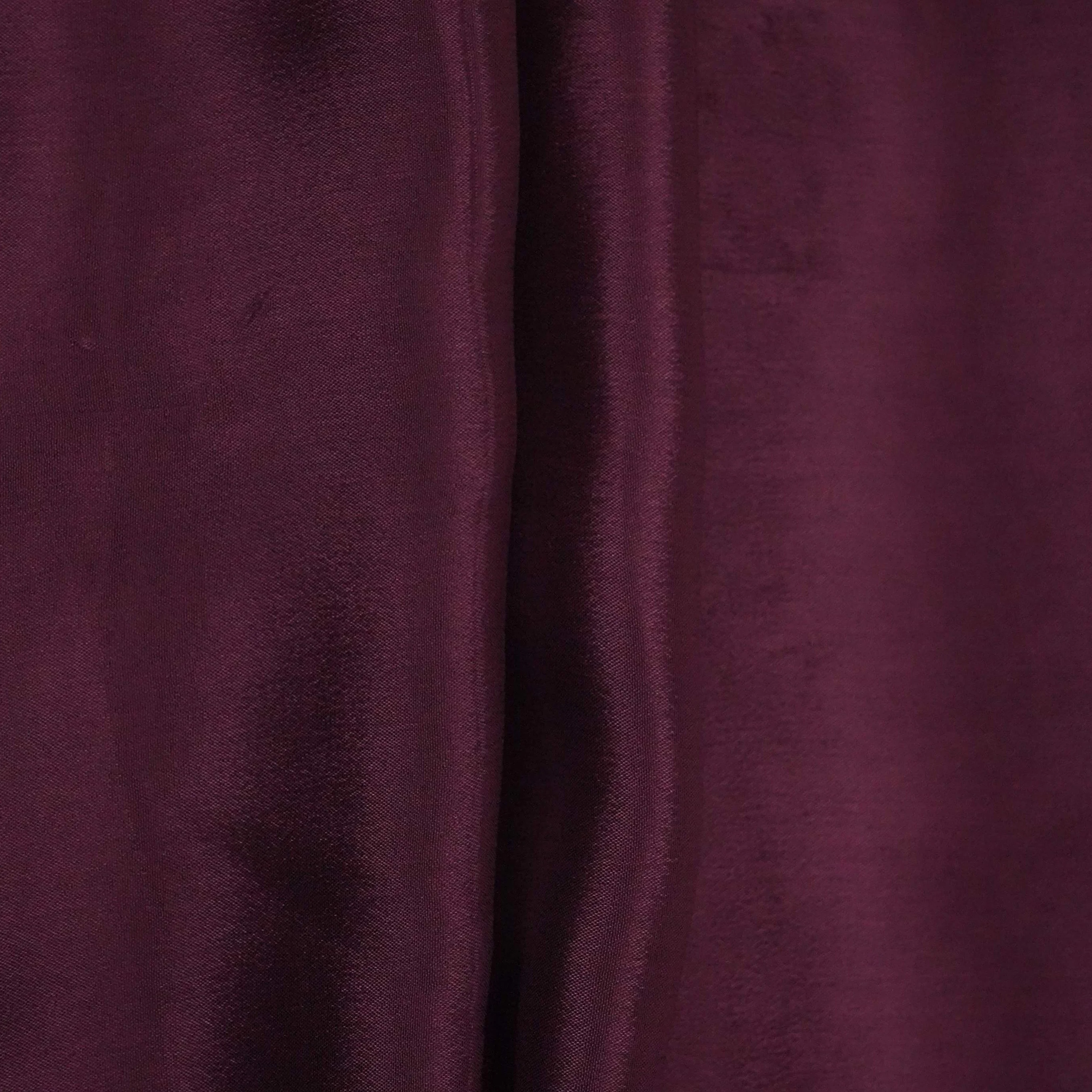Wine Solid Chinon Fabric NFC-04 - Image 5