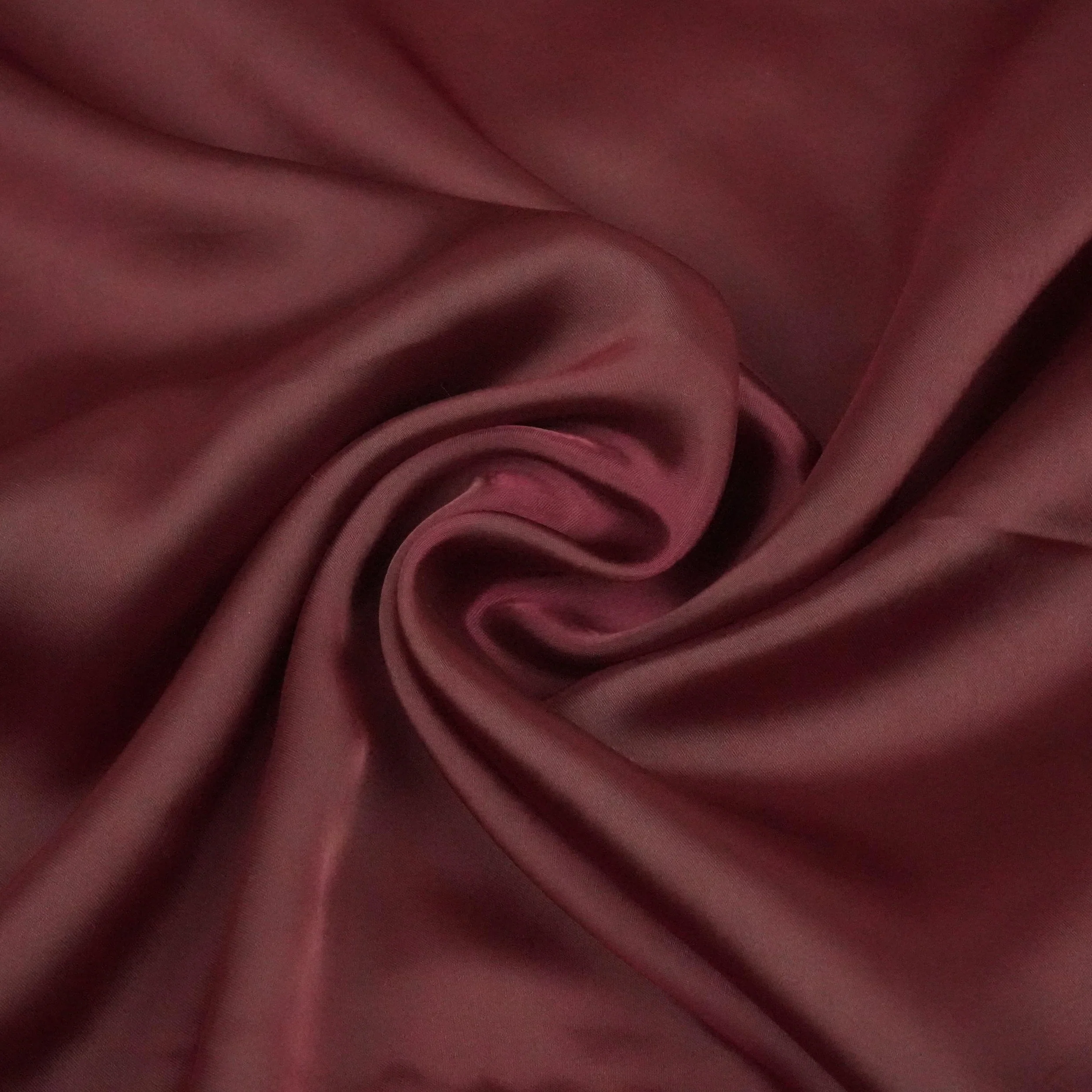 Wine Solid Roman Silk Fabric PFM-06 - Image 4