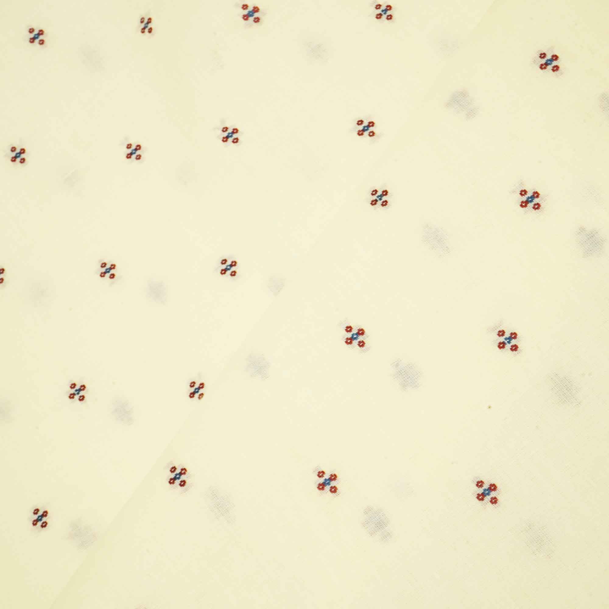 Yellow Purple Buti Dobby Embroidery Cotton DE-16423 - Image 3