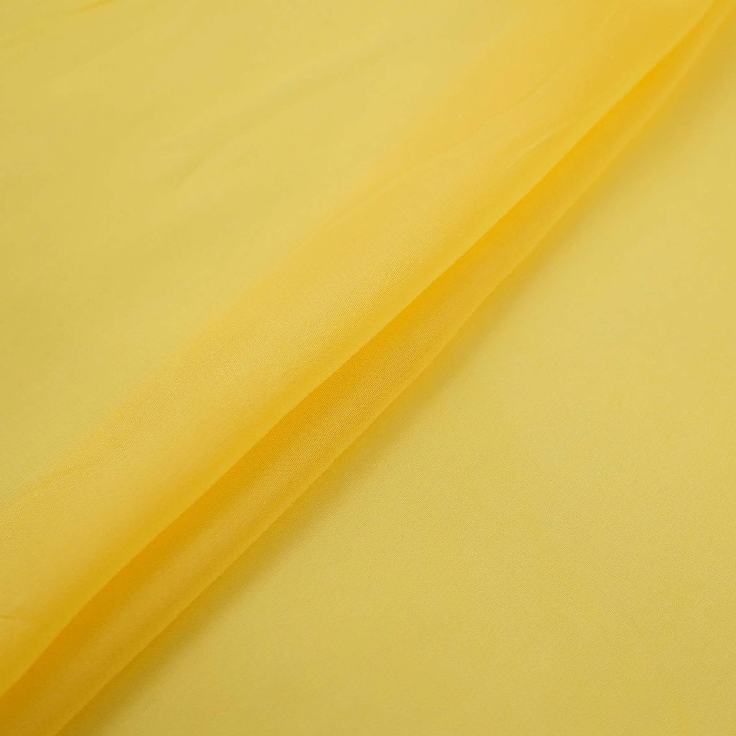 Yellow Solid 60gm Georgette Fabric SSMG-01 - Image 4