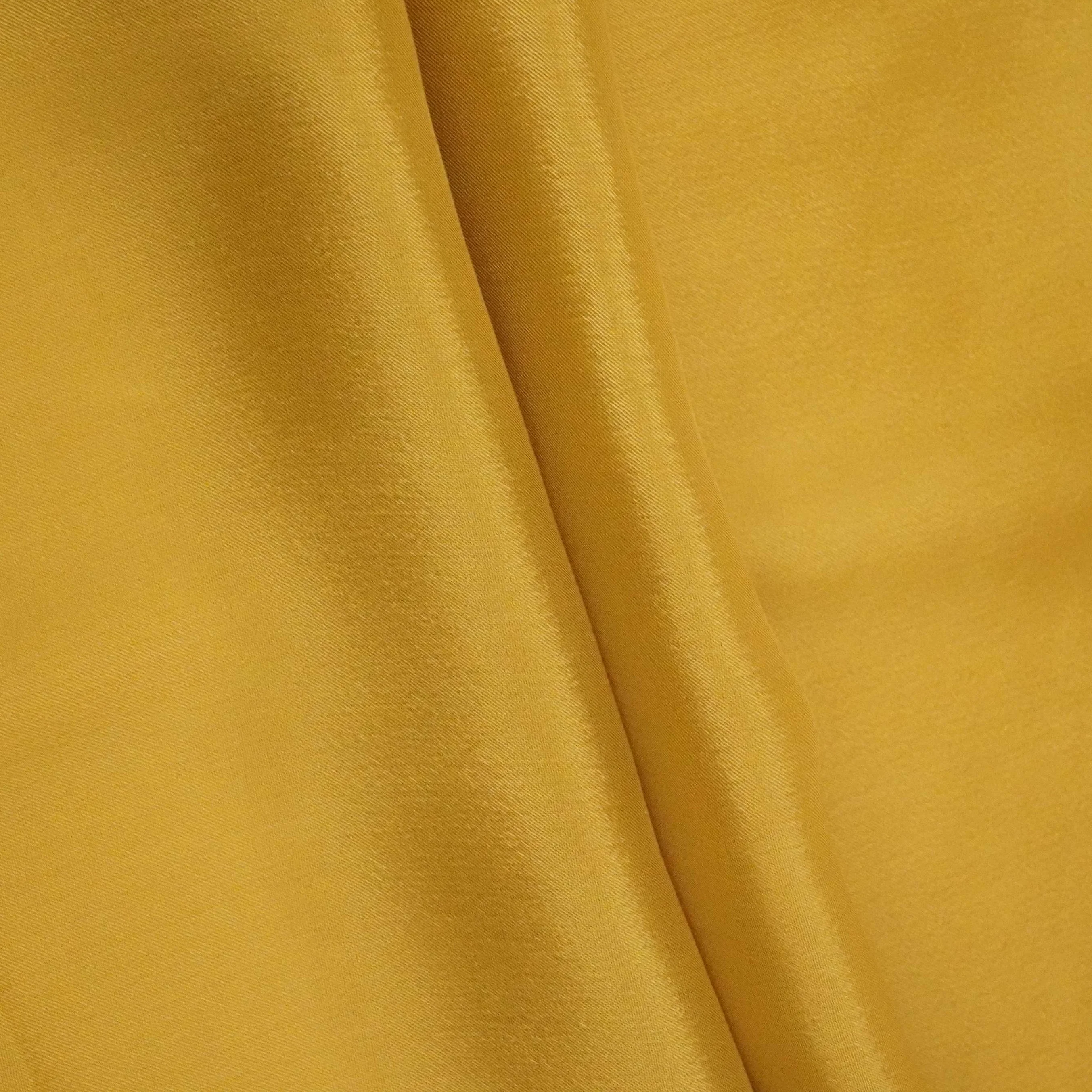 Yellow Solid Chinon Fabric NFC-12 - Image 5