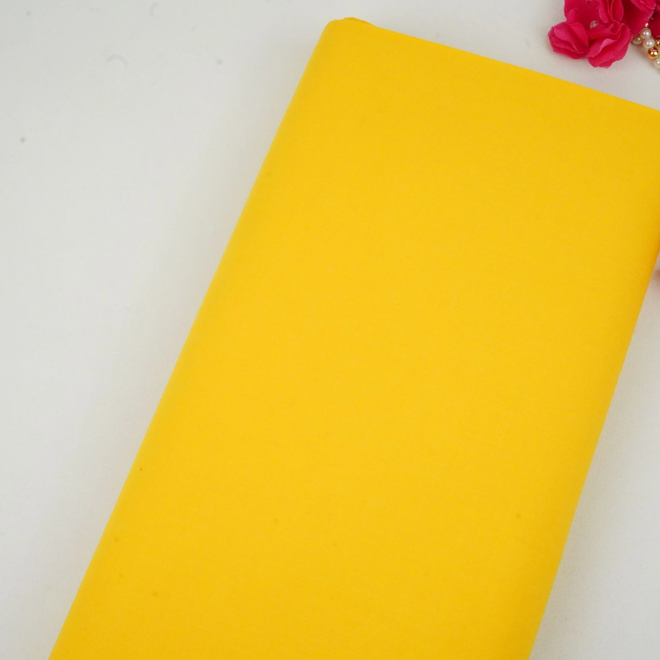 Yellow Solid Lizzy Bizzy Fabric RTL-31250 - Image 2