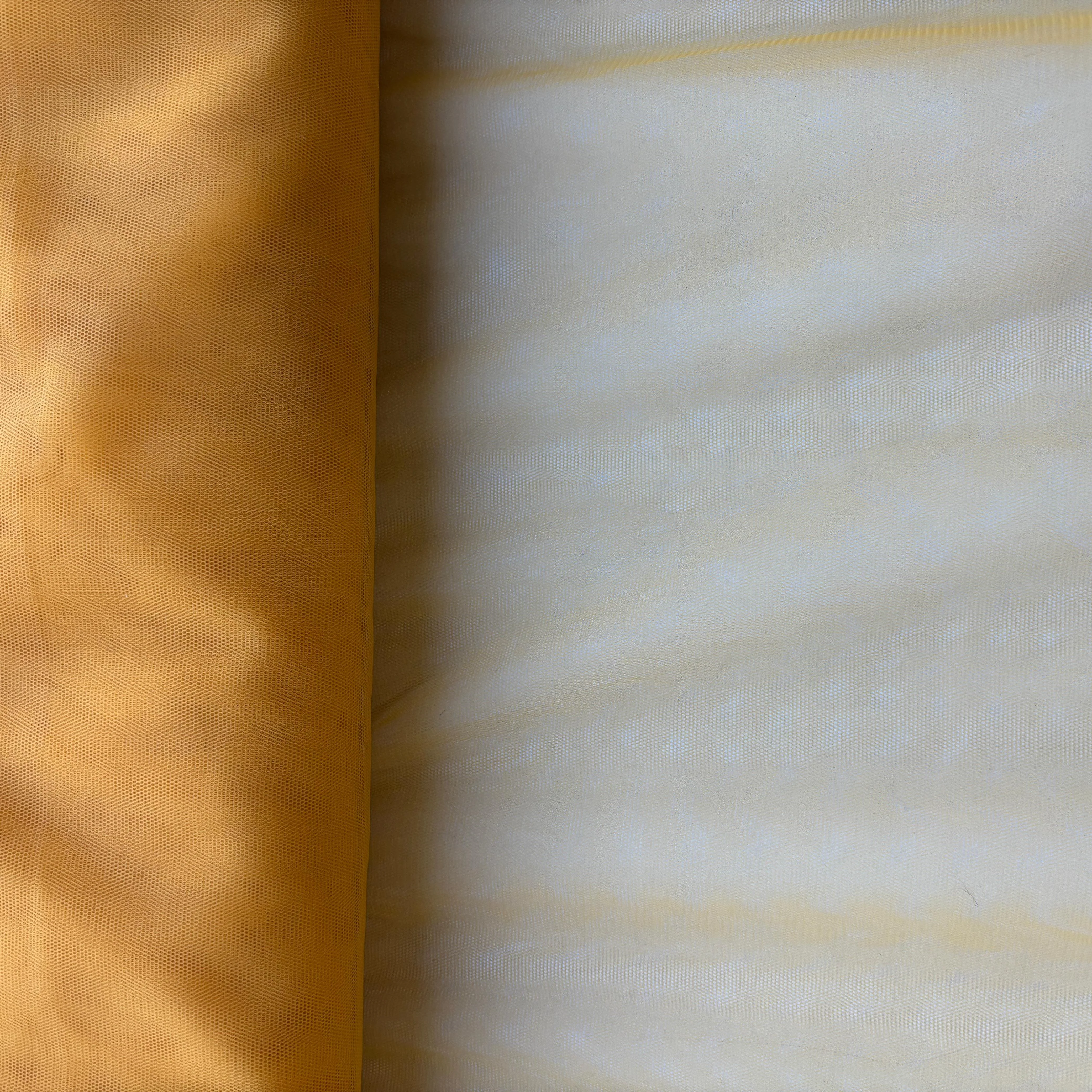 Yellow Solid Net Fabric 11507 - Image 3