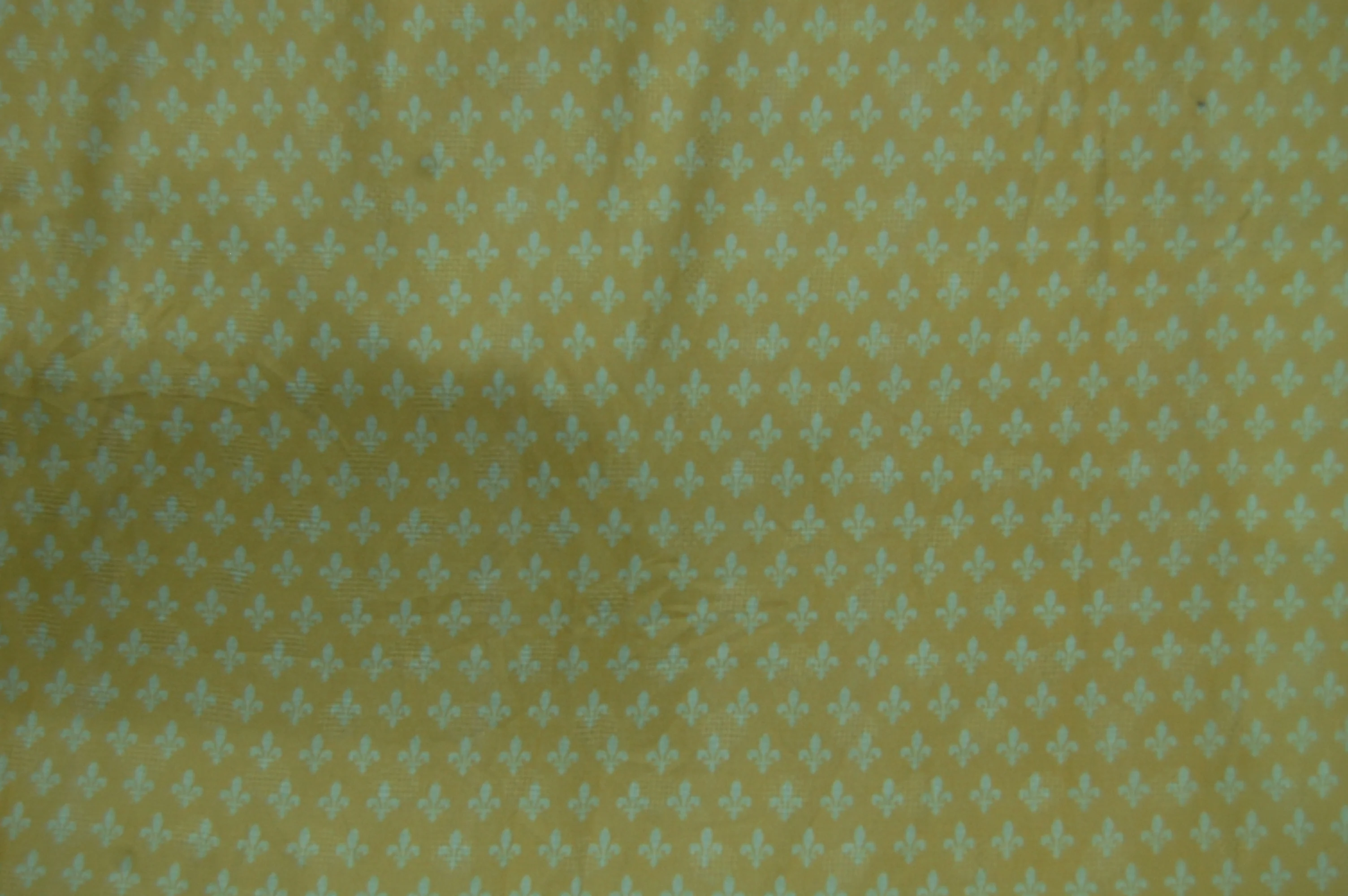 Yellow Taditional Print Viscose Dobby Fabric - Image 3